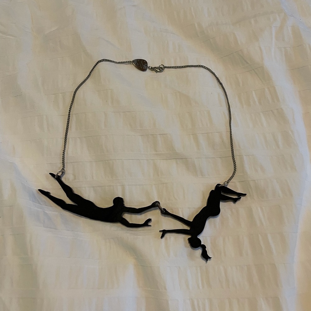 Tatty Devine Flying Acrobats Acrylic Necklace